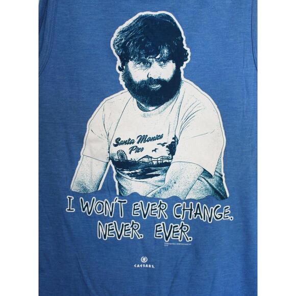 The Hangover III Alan wont Ever Change Santa Monica Caesars Palace Tank Top M - Picture 2 of 4